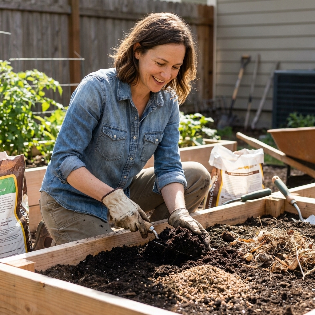 Essential Organic Fertilizers for New Raised Beds