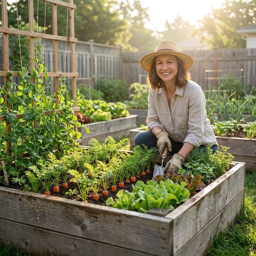 Map Crop Placement for Better Sun in Raised Beds