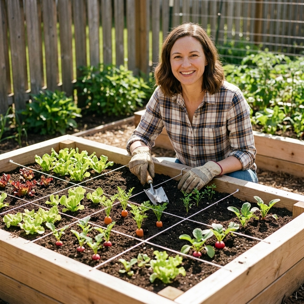Square Foot Gardening Layouts for Raised Beds